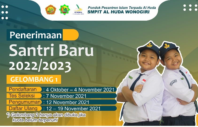 Ayo Bergabung Dengan SMP IT Al-Huda Wonogiri !!