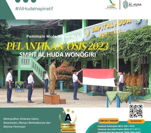 Upacara Bendera Dalam Rangka Pelantikan OSIS Masa Bakti 2023